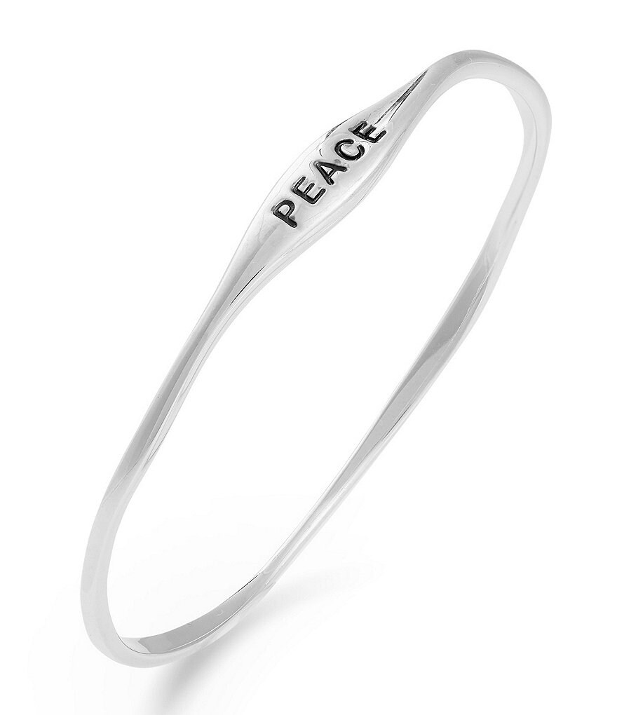 Nambe Peace Bangle Bracelet