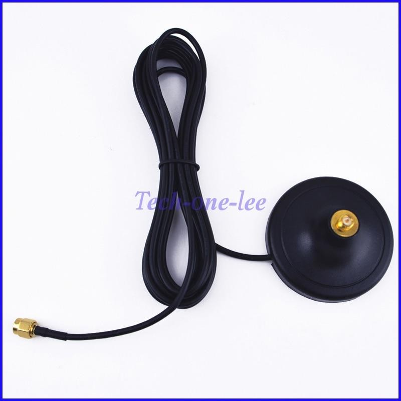 2.4G WIFI Antenna Magnet Base with RP SMA Plug connector gsm antenna 3g magnetic stand