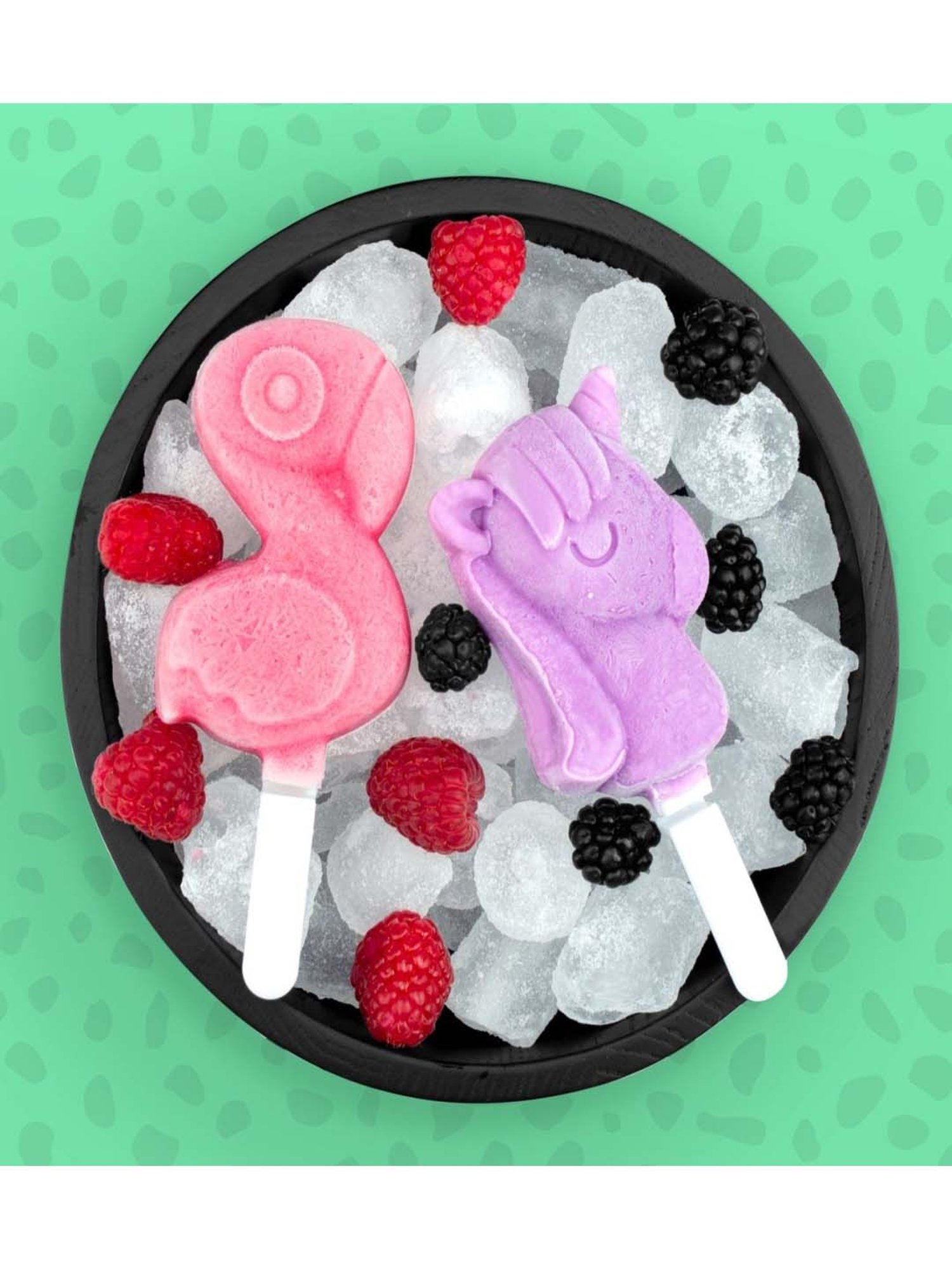 Zoku Green Plastic Ice-Cube Pop Mould - Set of 4