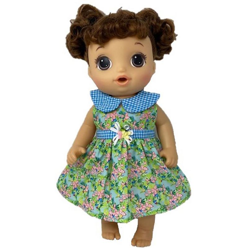 Doll Clothes Superstore Flowers And Checks Fit Some Baby Alive And Little Baby Dolls