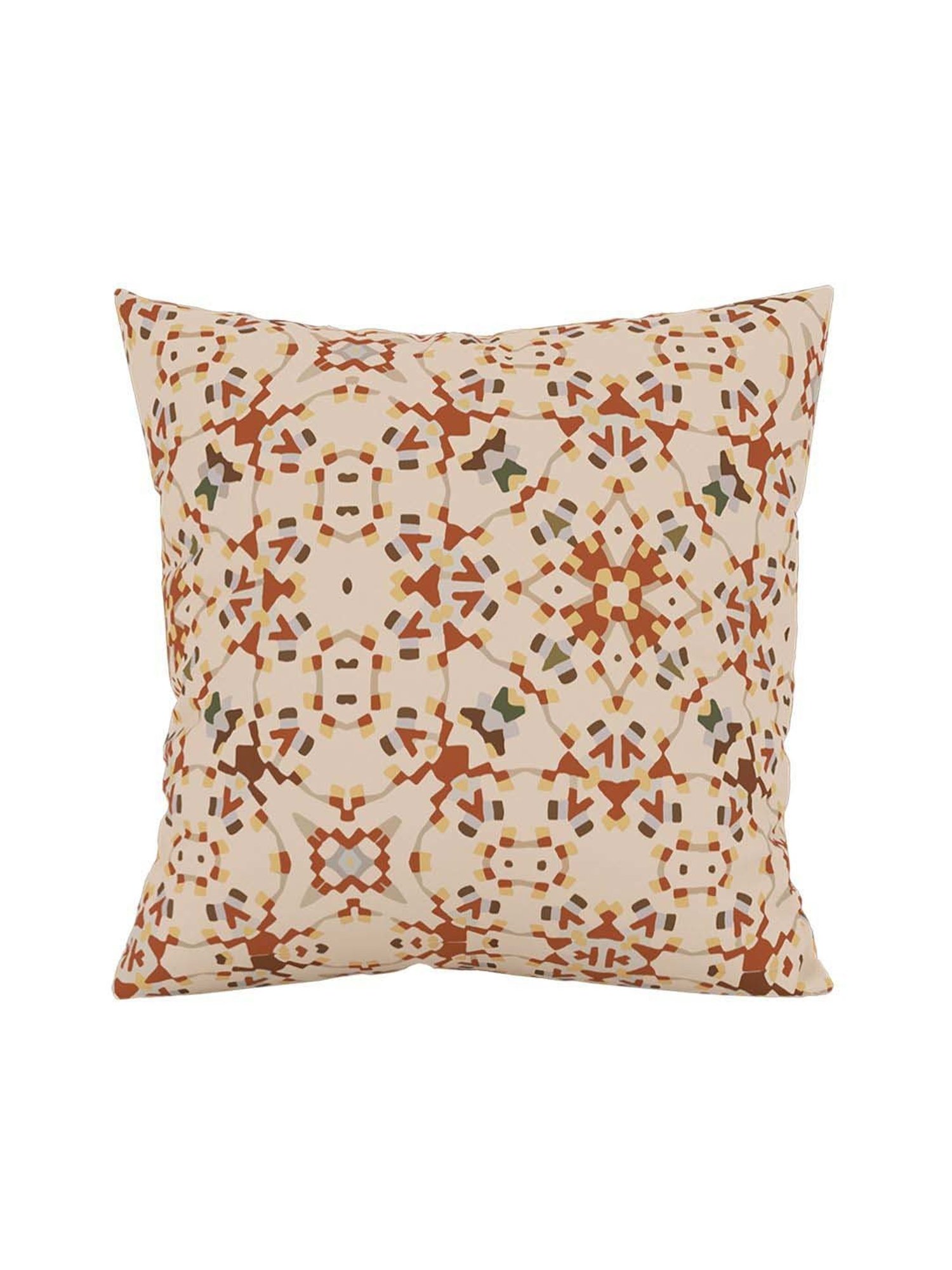 Swayam Multicolor Cotton 40 cm x 40 cm Cushion Covers - Set of 2