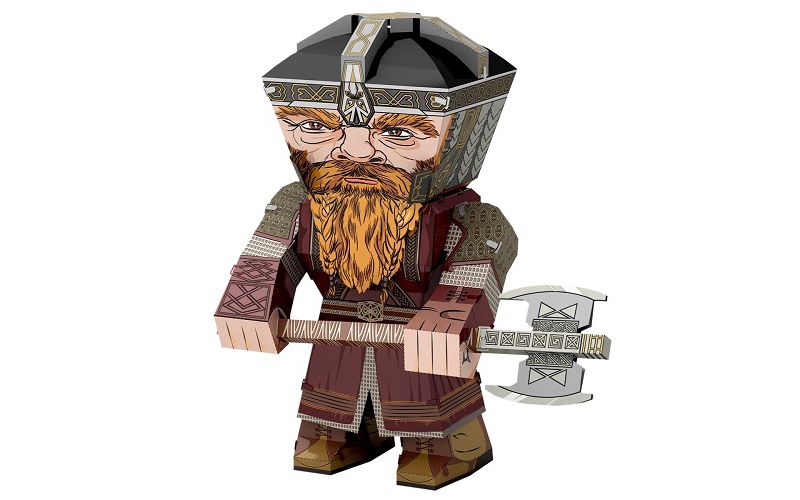 Fascinations Metal Earth Lord of The Rings Gimli 3D Metal Model Kit