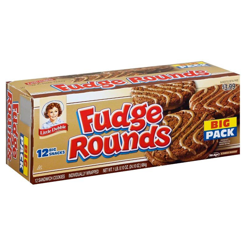Little Debbie's Fudge Rounds 12 ct