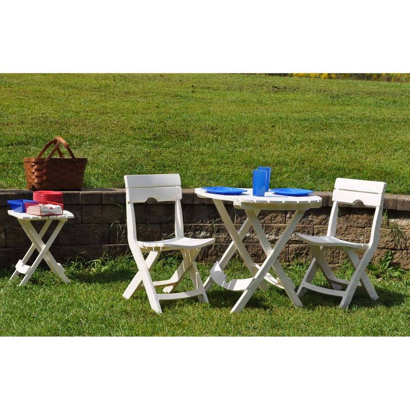 Quik Fold Chair - White - Adams