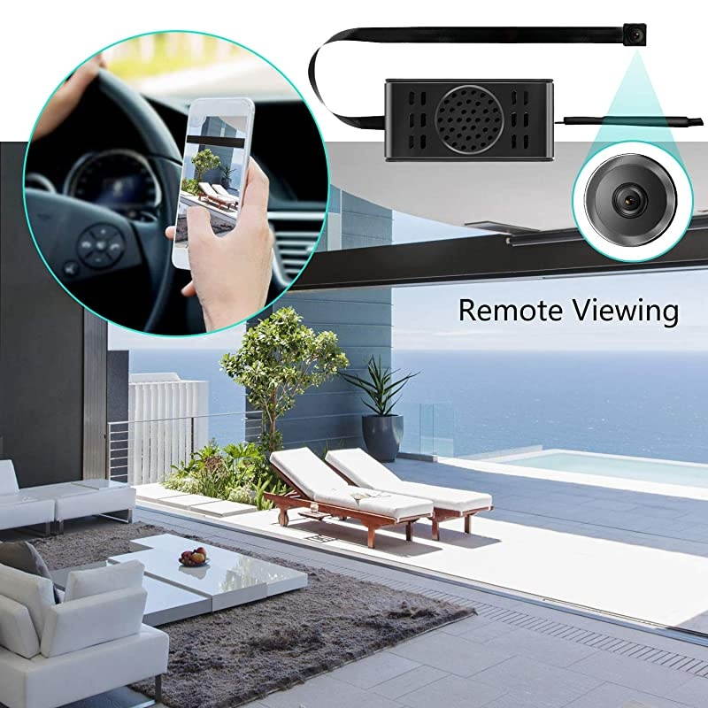 Spy Camera  WiFi Hidden Cameras with Motion Detection Mini Wireless Remote Live View with Free Phone App Full HD 1080P Easy Setup Security Cam for Home Nanny Office Room Indoor