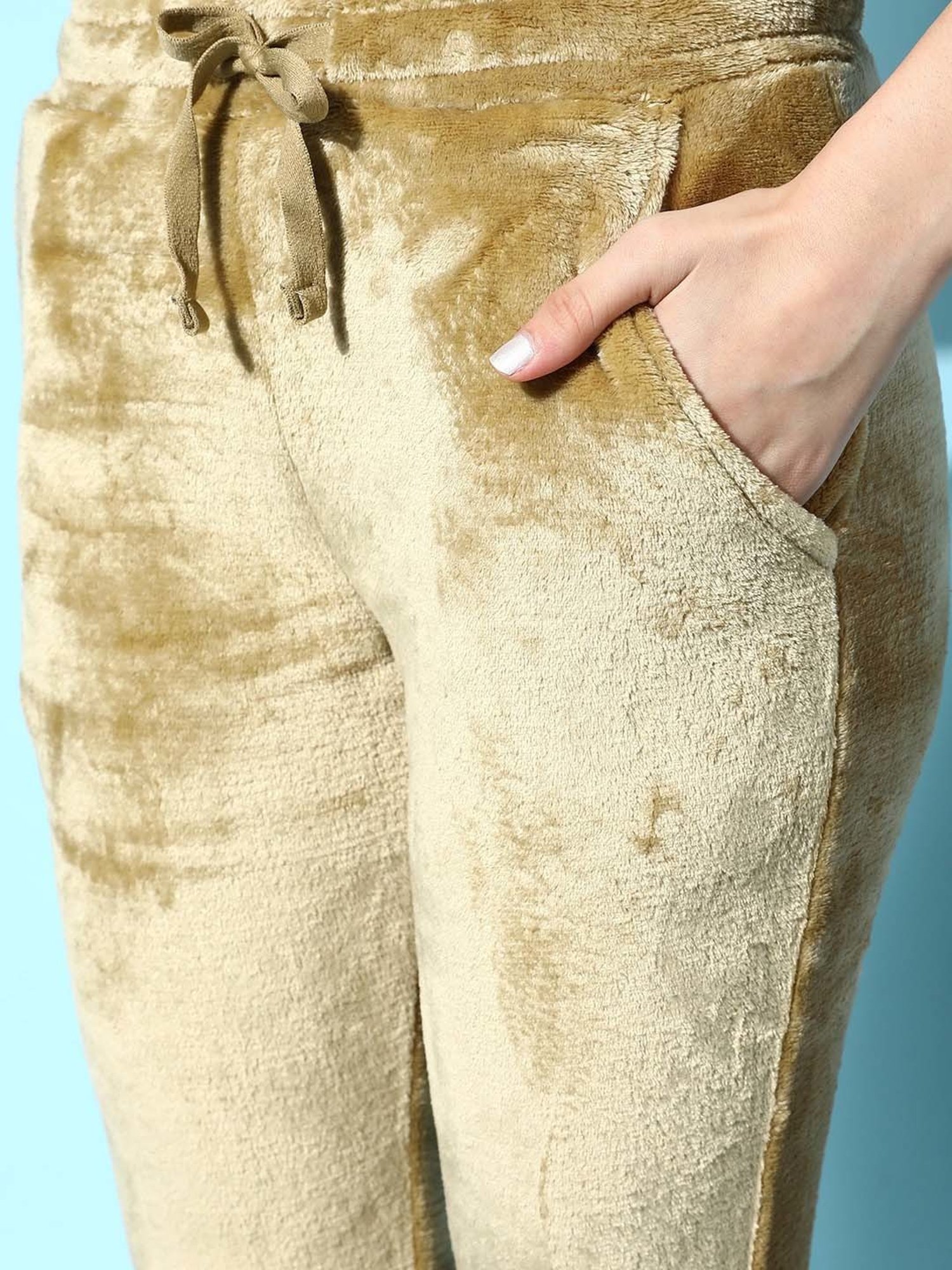 Sweet Dreams Herb Green Plain Sweatshirt Pyjamas Set