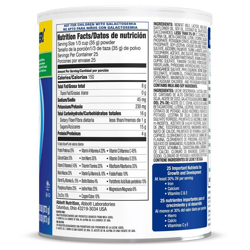 Go & Grow by Similac Toddler Drink Powder - 30.8oz