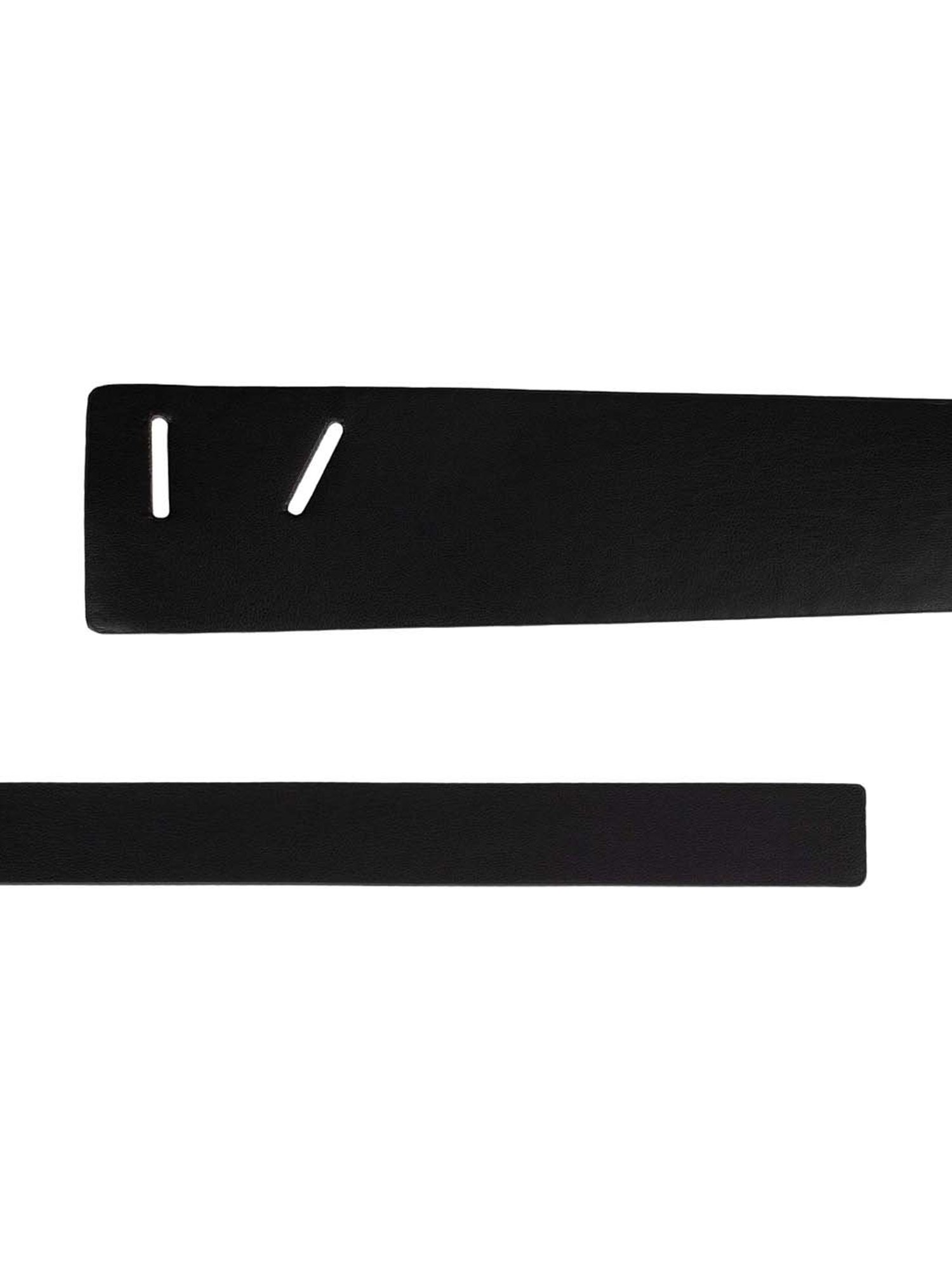 Crusset Black PU Waist Belt for Women