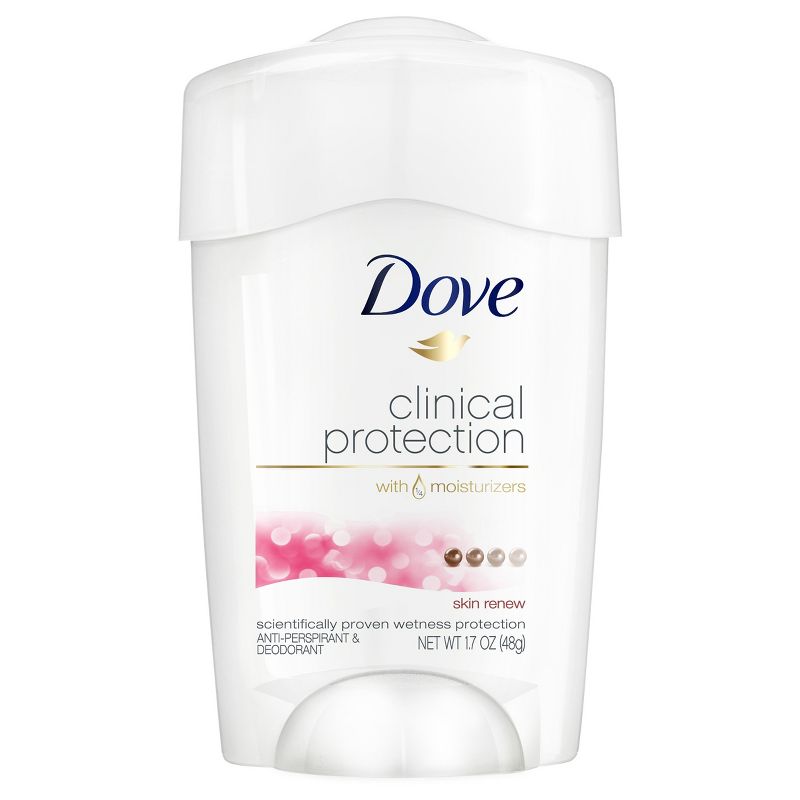 Dove Clinical Protection Skin Renew Antiperspirant & Deodorant Stick - 1.7oz