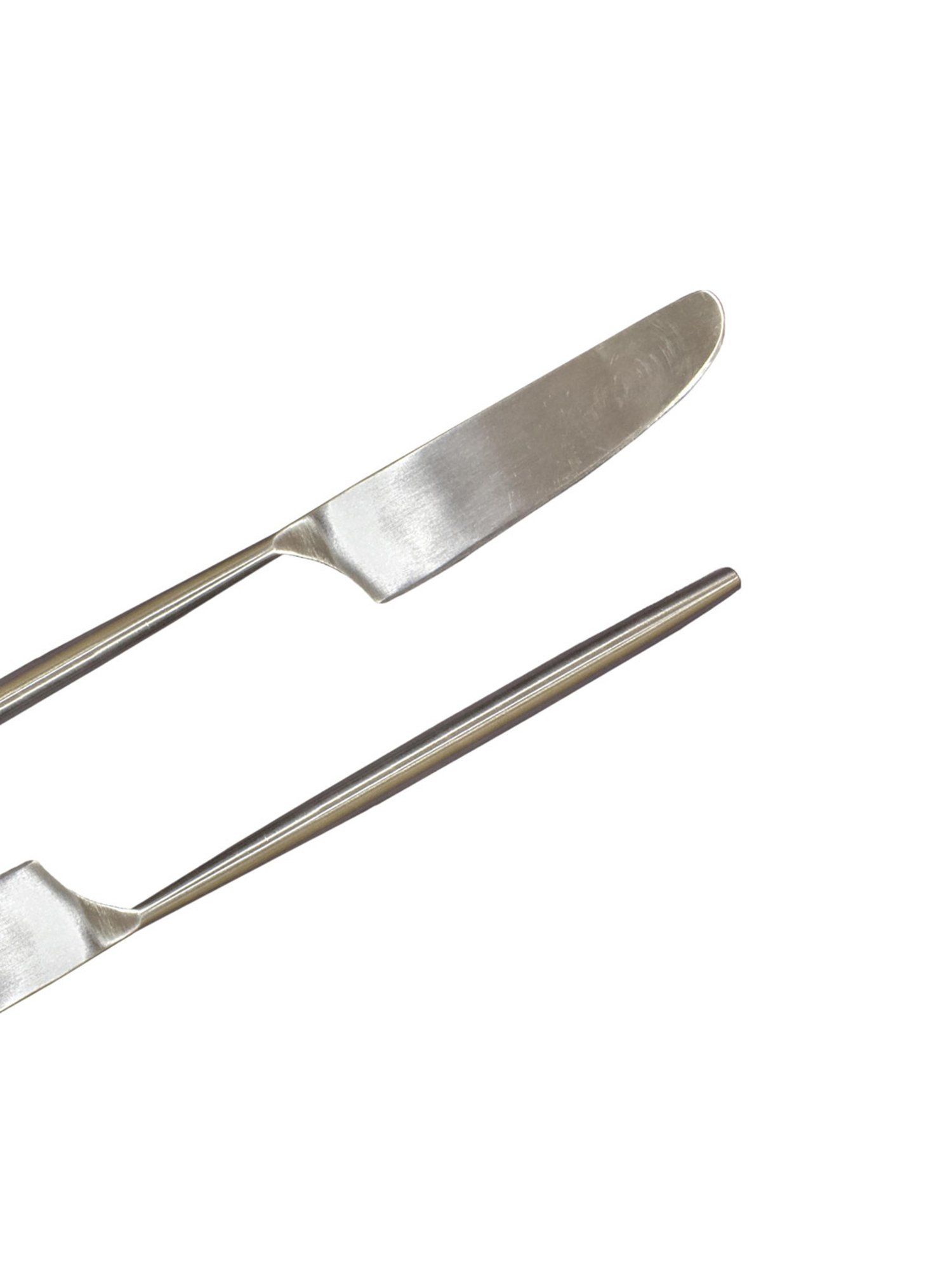 Ambi Handcrafted Steel Dining Knife - Set Of 4 - Matt Finish