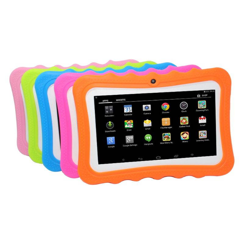 Kids Tablets PC, 7 inch Kids Tablet with 1GB R-am 16GB Storage Safety Eye Protection IPS Screen, Premium Parent Control Pre-Installed Educational APP, Best Gift for Children (Pink)