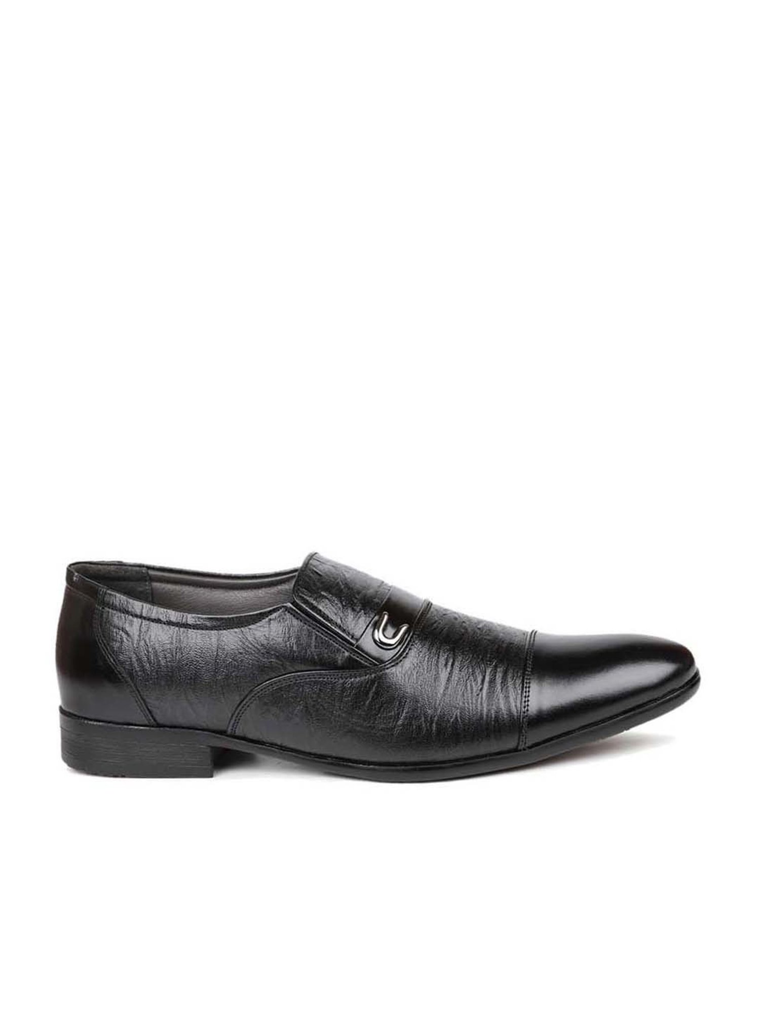 Privo by Inc.5 Men's Black Formal Shoes
