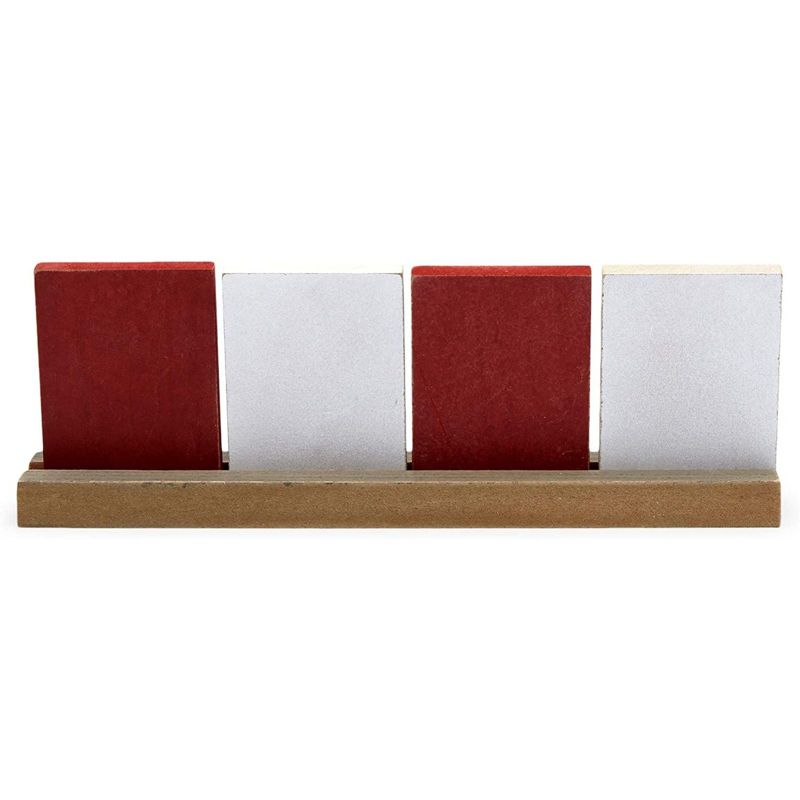 Farmlyn Creek 5 Pieces Wooden XOXO Letters with Stand, Valentine's Tabletop D'ecor