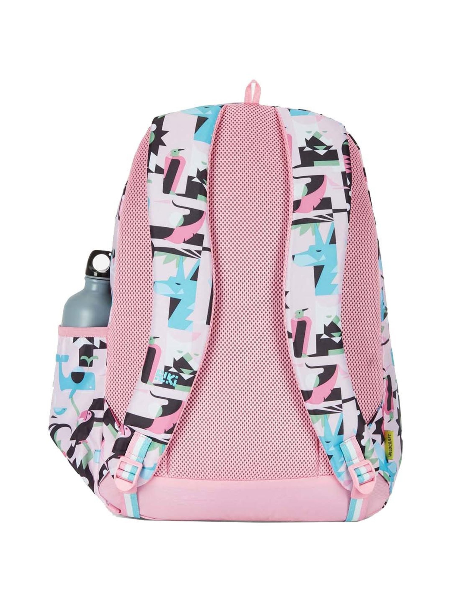 Wiki 31.5 Ltrs Pink Medium Backpack