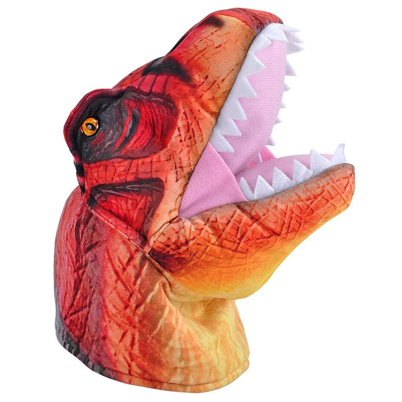 Wild Republic Dino Puppets with Sound Set - T-Rex, Pteranodon & Triceratops