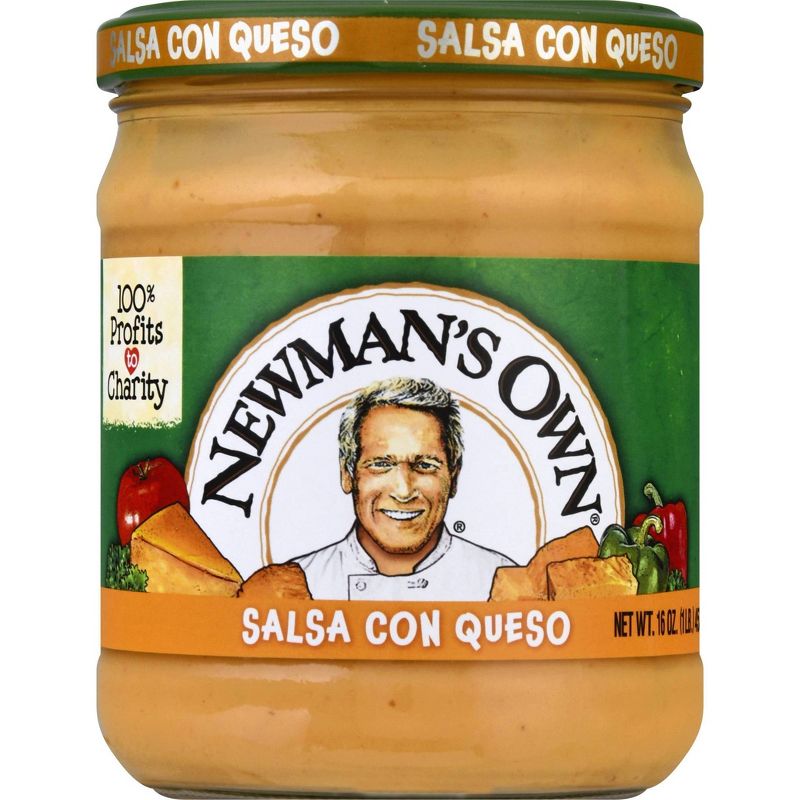 Newman's Own Medium Salsa Con Queso 16oz
