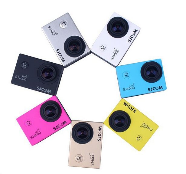 Original SJCAM SJ4000 WiFi Version 1080P Full HD Action Camera 12MP Diving Bicycle Sport DVR 1.5" LCD 30M Waterproof 170Degree Wide Angle Lens with Waterproof Case