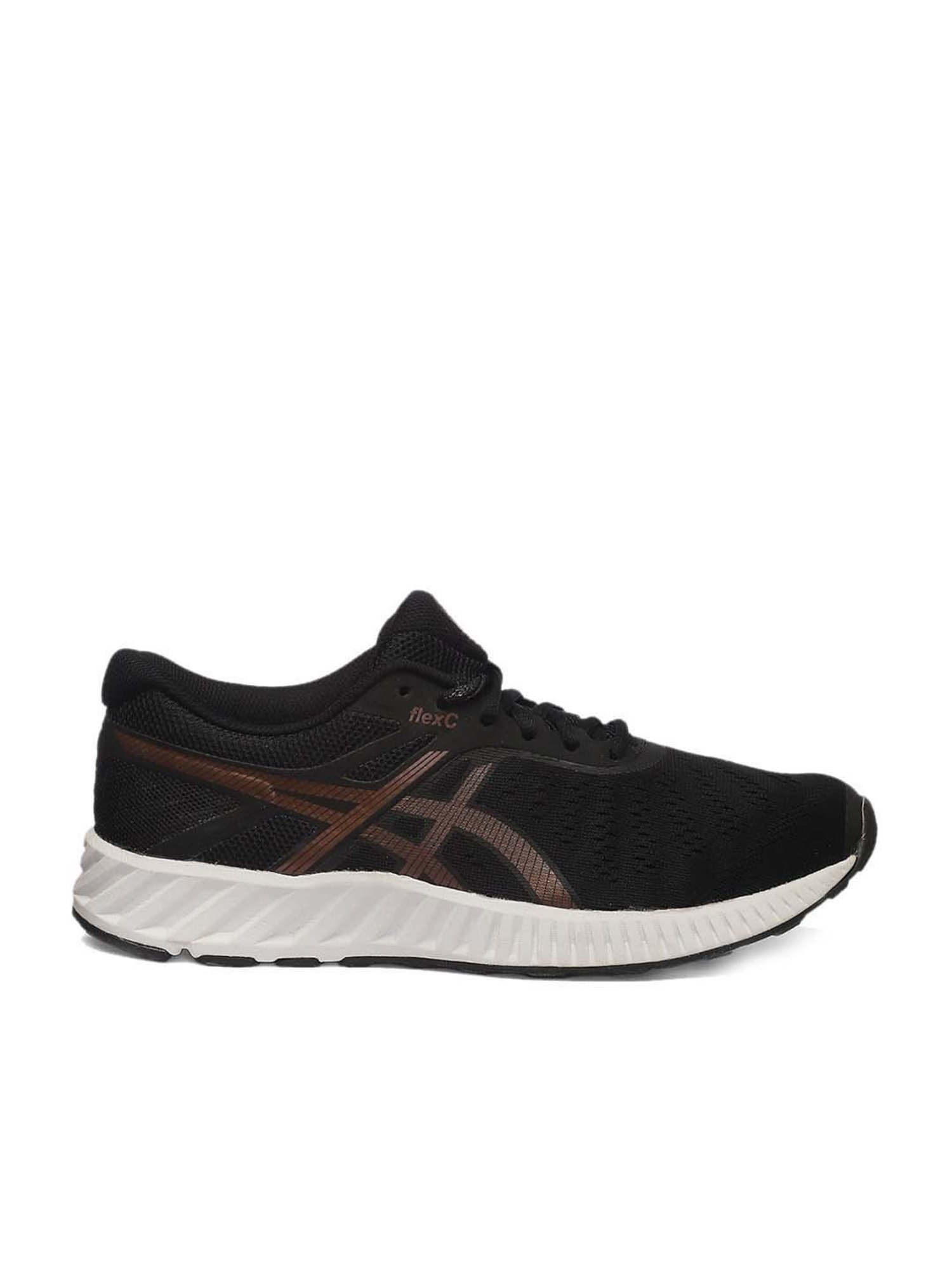 Asics Men's FLEX C Black Casual Sneakers