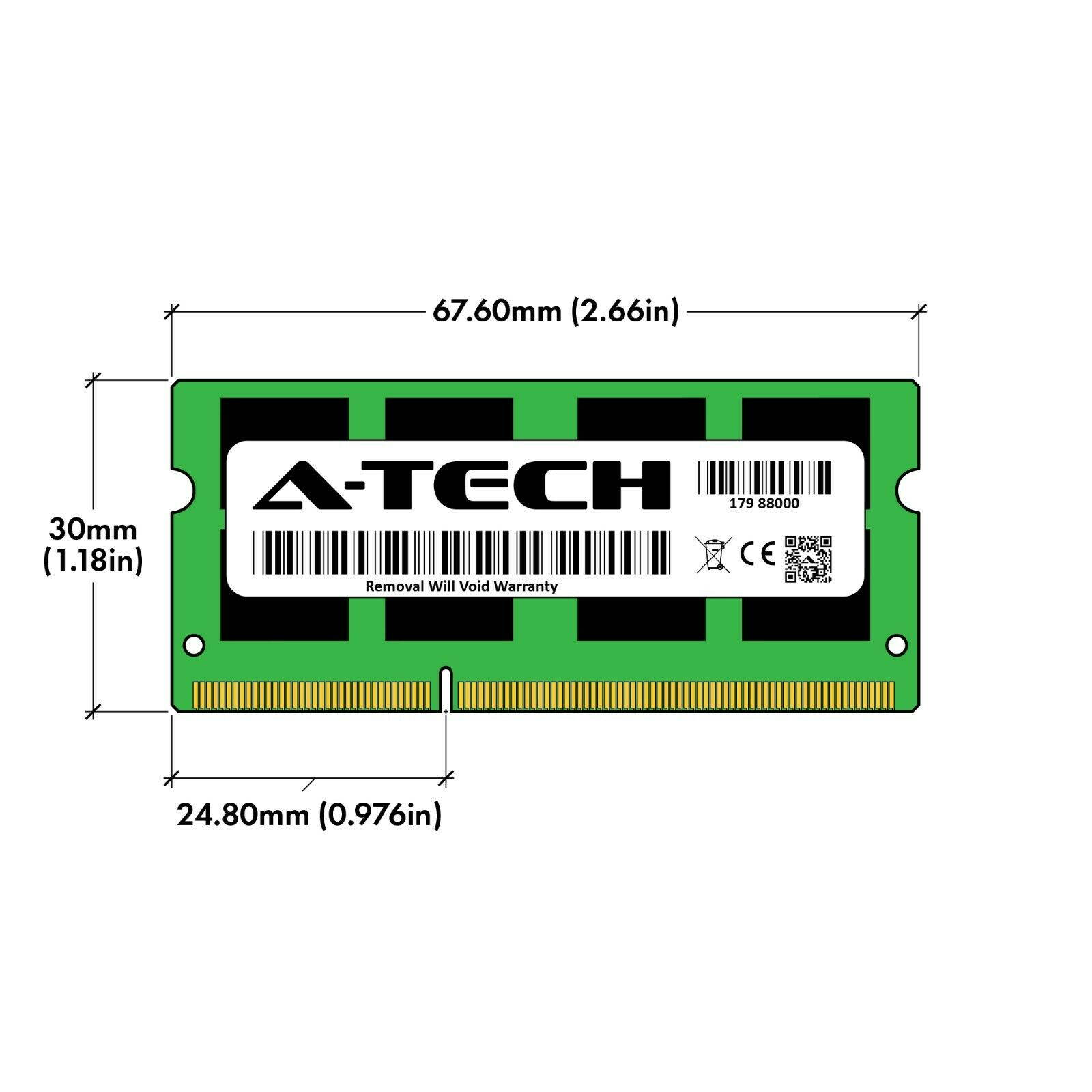 A-Tech 8GB 2 x 4GB PC3-8500 Laptop SODIMM DDR3 1066 MHz 204-Pin Memory RAM 8G 4G