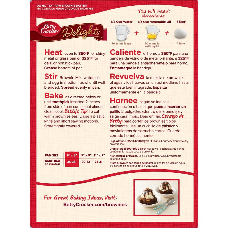 Betty Crocker Walnut Brownie Mix - 16.5oz