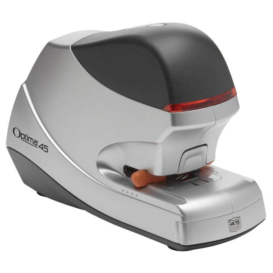 Swingline 48209 Optima Electric Stapler, 45-Sheet Capacity, Silver