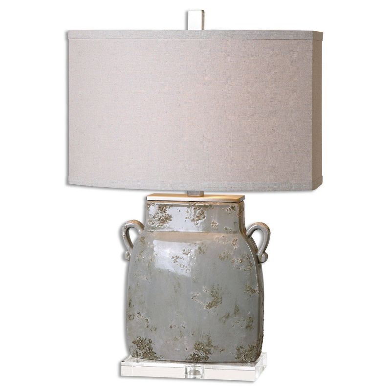 Uttermost Melizzano Table Lamp  - Light Gray/Ivory