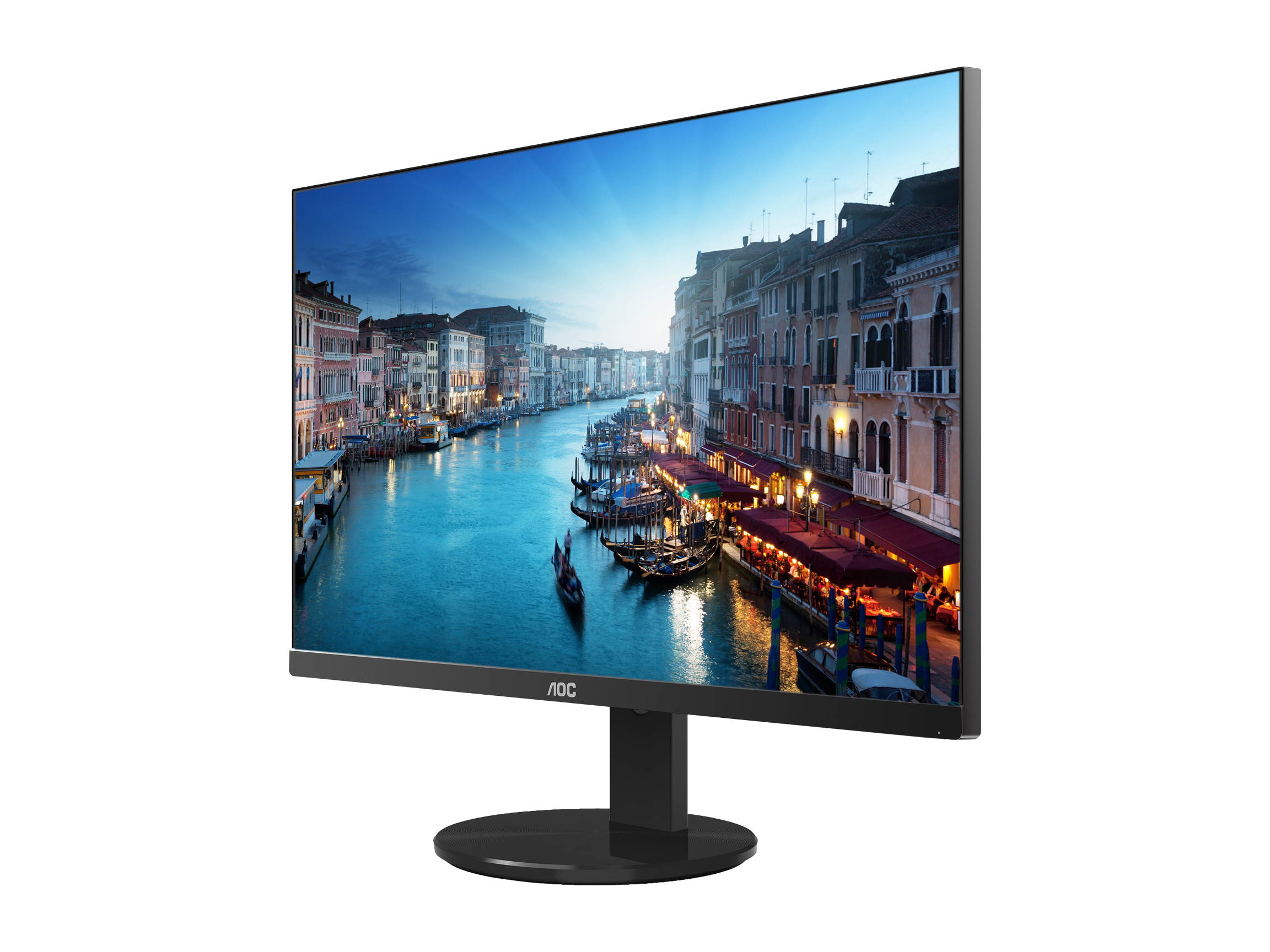 AOC U2790VQ 27" 4K 3840 x 2160 UHD LED Monitor, IPS Panel, 1 Billion+ Colors, 20M:1 Smart Contrast, DisplayPort/HDMI Inputs, VESA