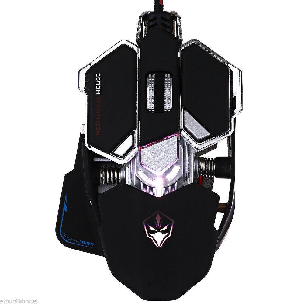 G10 4000 DPI Professional Optical/Mechanical Wired Gaming Mouse 10 Buttons