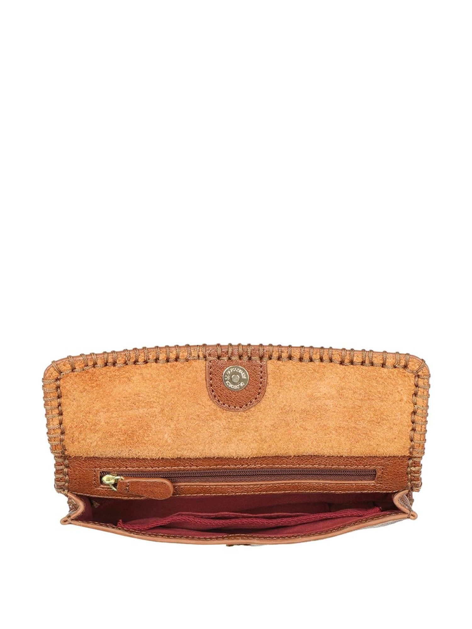 Hidesign SAHARA Tan Textured Medium Sling Handbag