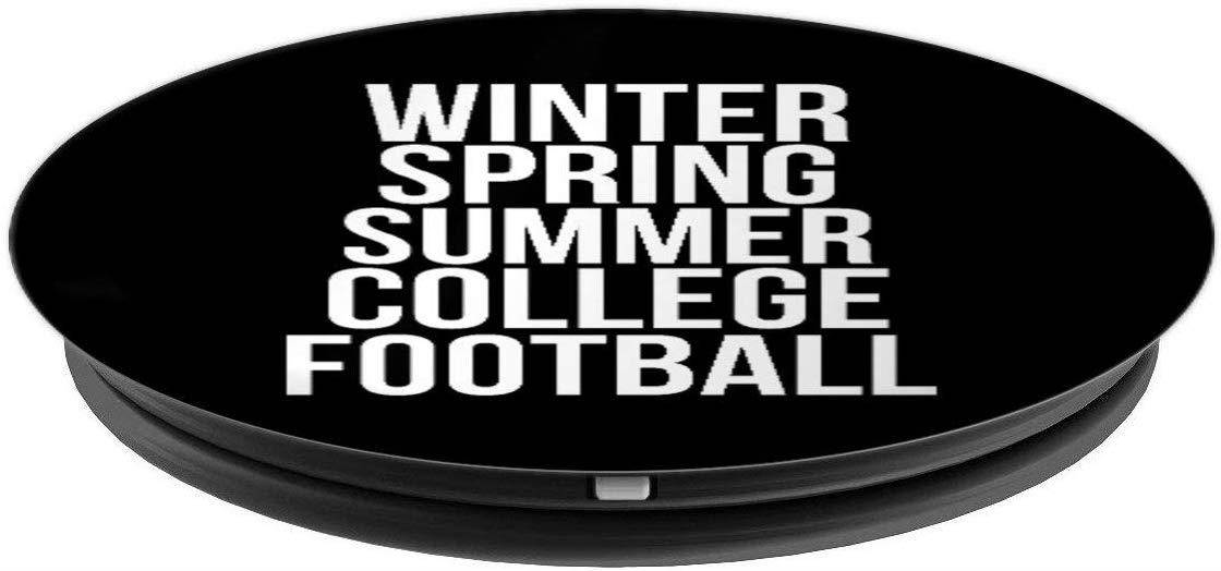 Funny Obsessed Saying Winter Spring Summer College Football PopSockets Grip and Stand for Phones and Tablets