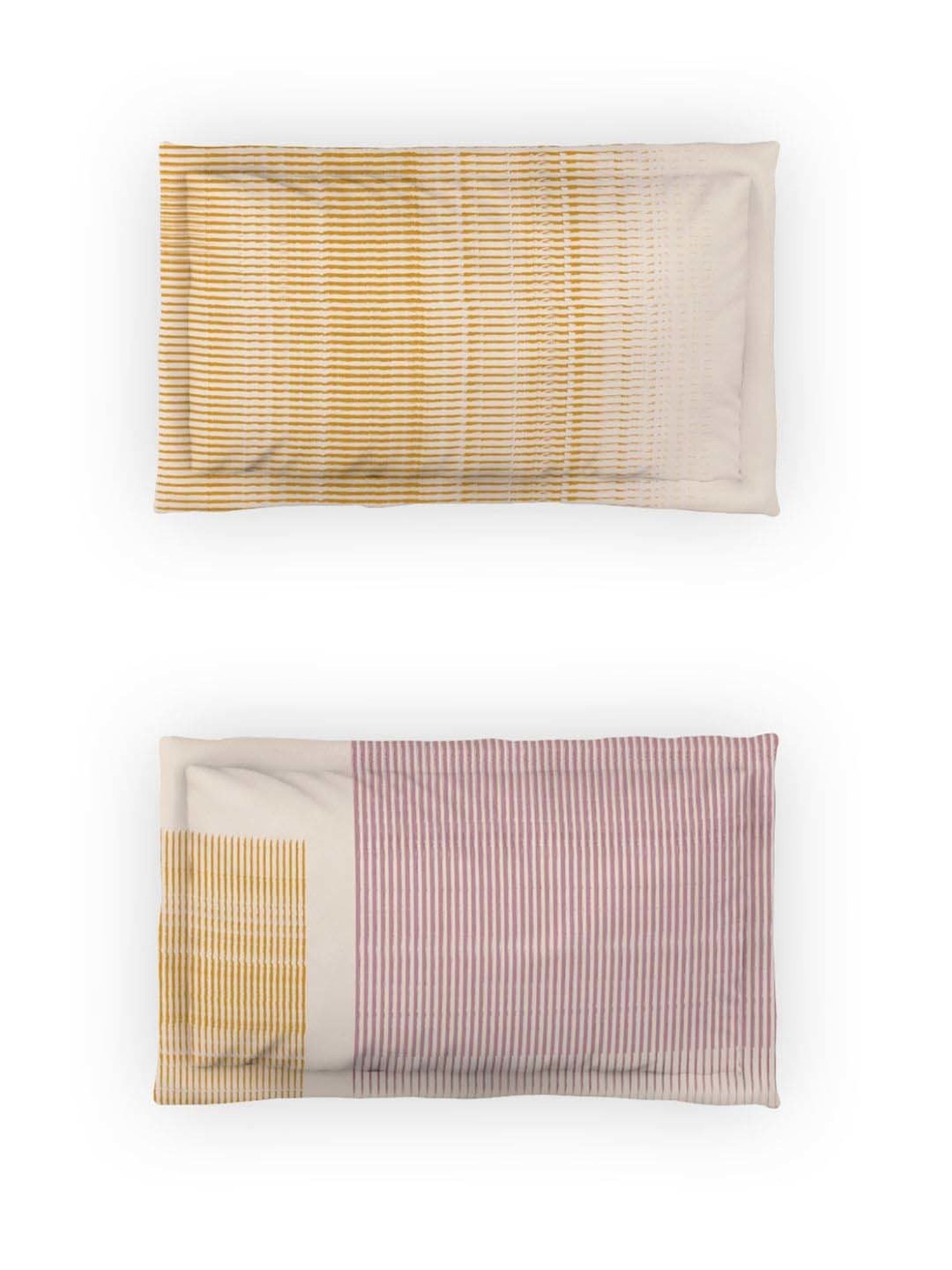 DDecor Pink Cotton 144 TC Queen Size Bedsheet With Pillow Covers