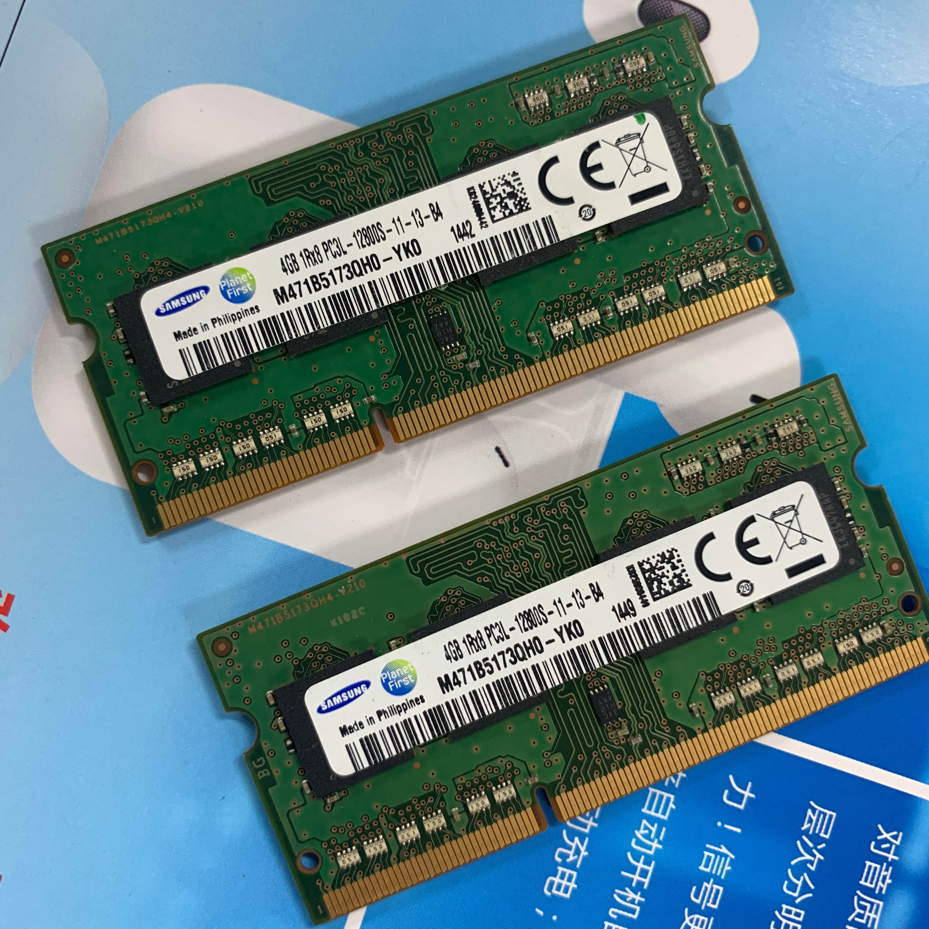 Samsung PC3L-12800S 4GB SO-DIMM 1600 MHz PC3-12800 DDR3 Memory (M471B5173QH0-YK0)