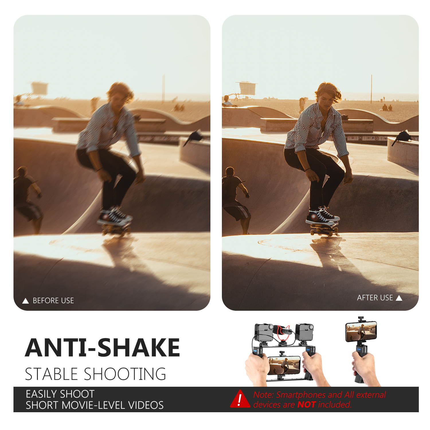 Neewer Aluminum Smartphone Video Rig, Filmmaking Case, Phone Video Stabilizer Grip Tripod Mount for Videomaker Film-Maker Video-grapher Compatible with iPhone 11 11 Pro 11 Pro Max X Xs Huawei Samsung