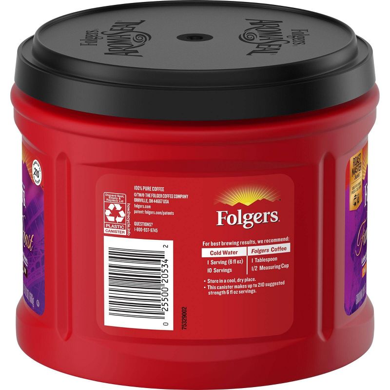 Folgers French Medium Dark Roast Ground Coffee - 24.2oz