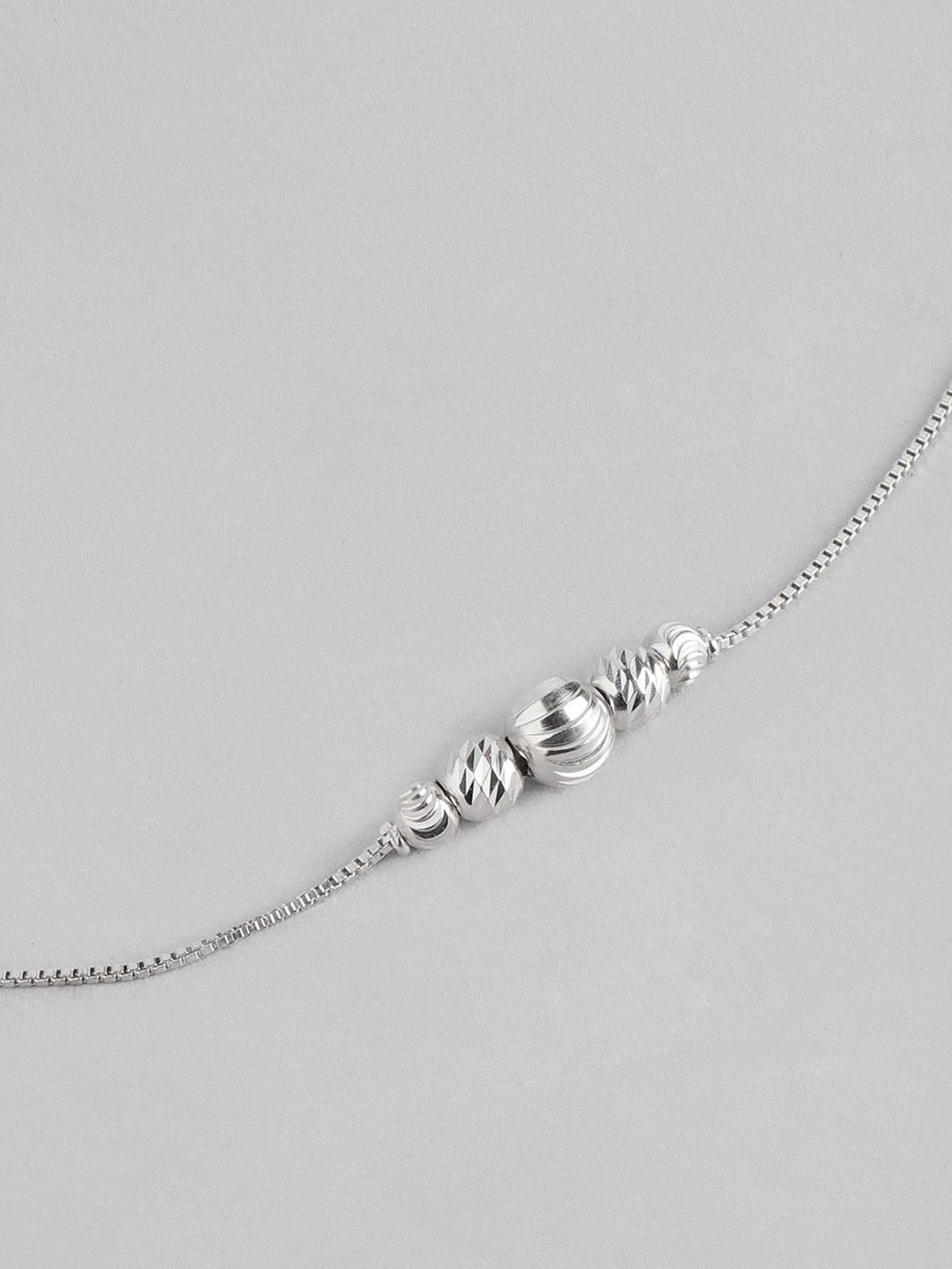 Zavya 92.5 Sterling Silver Anklet for Women