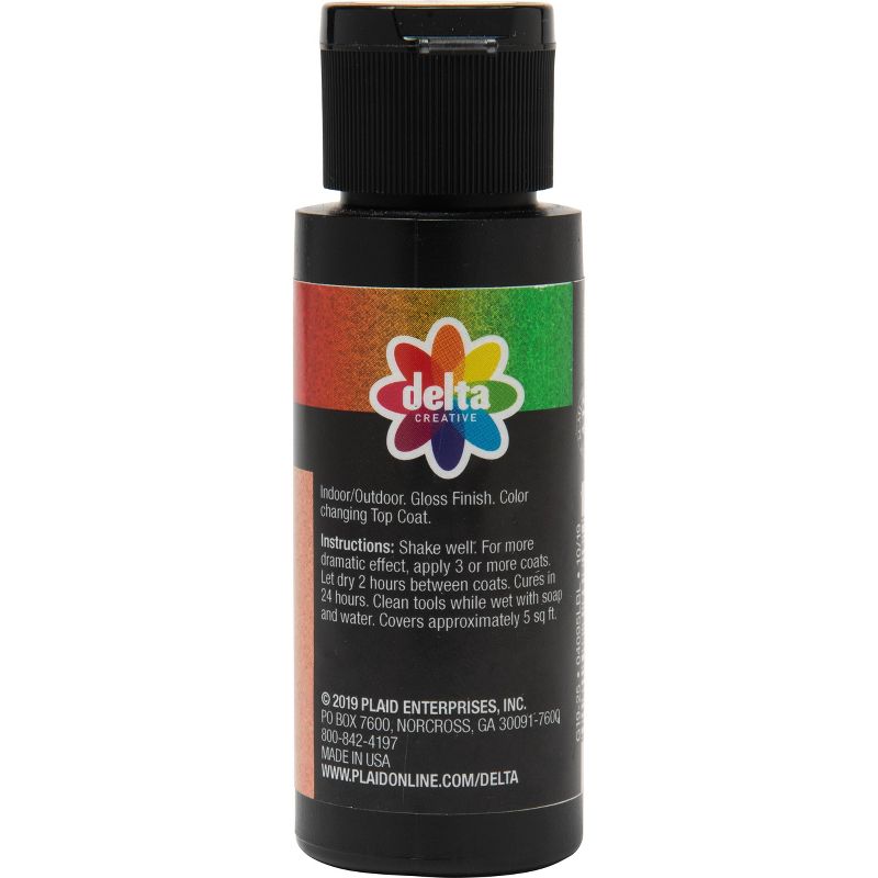 Delta Ceramcoat Cosmo Glaze Acrylic Paint (2oz) - Green-Gold-Red