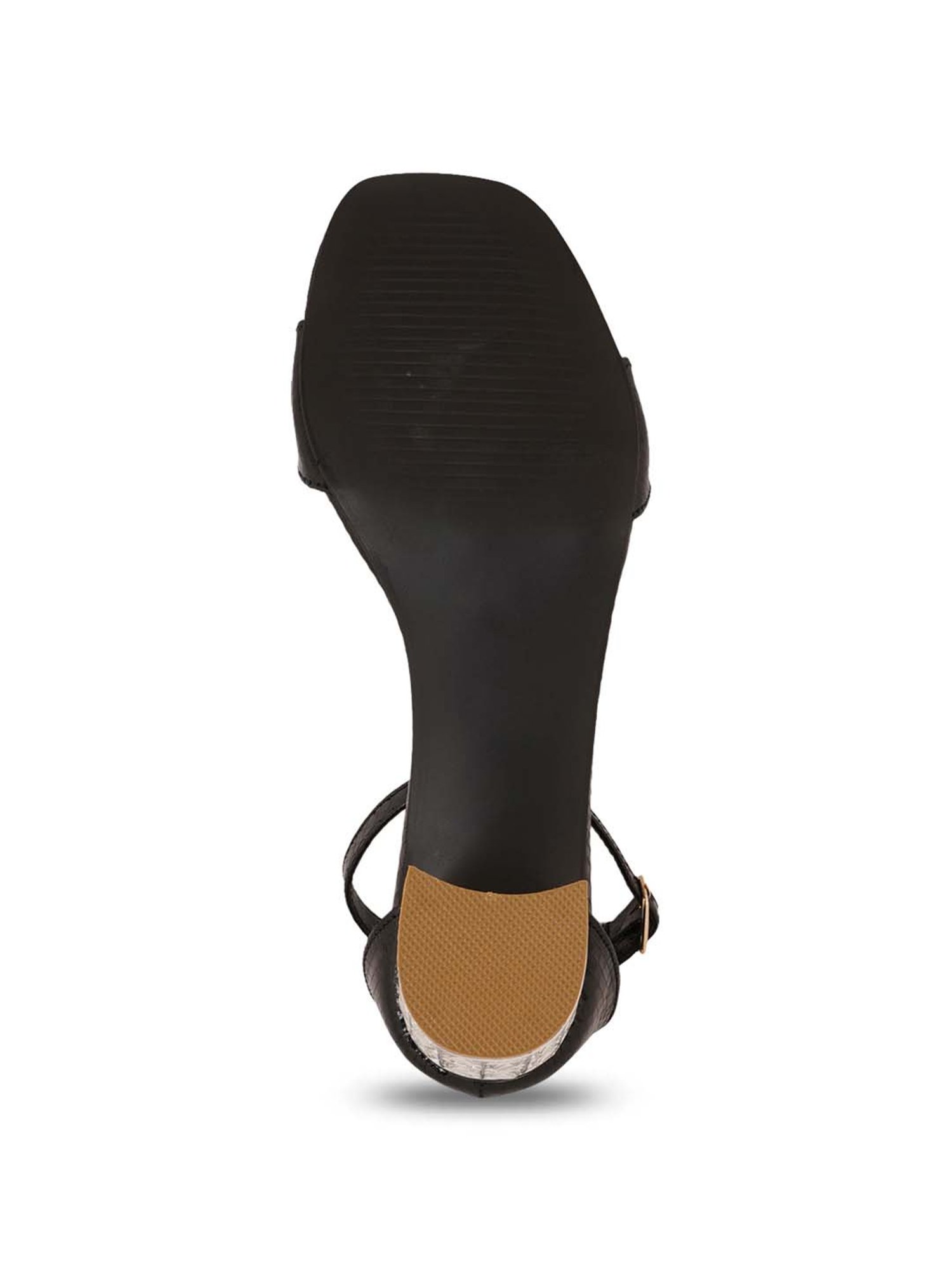 Pelle Albero Women's Black Ankle Strap Sandals