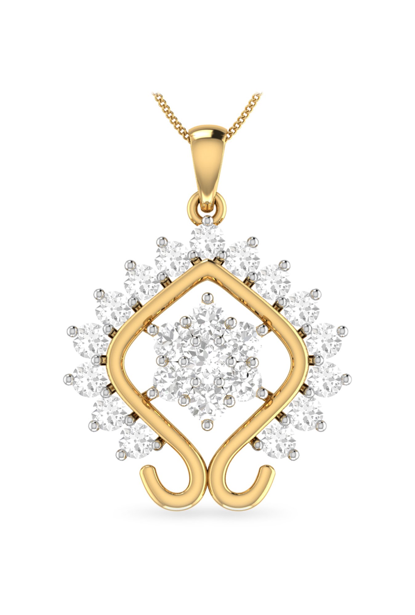 PC Jeweller Ewen 22 kt Gold Pendant without Chain