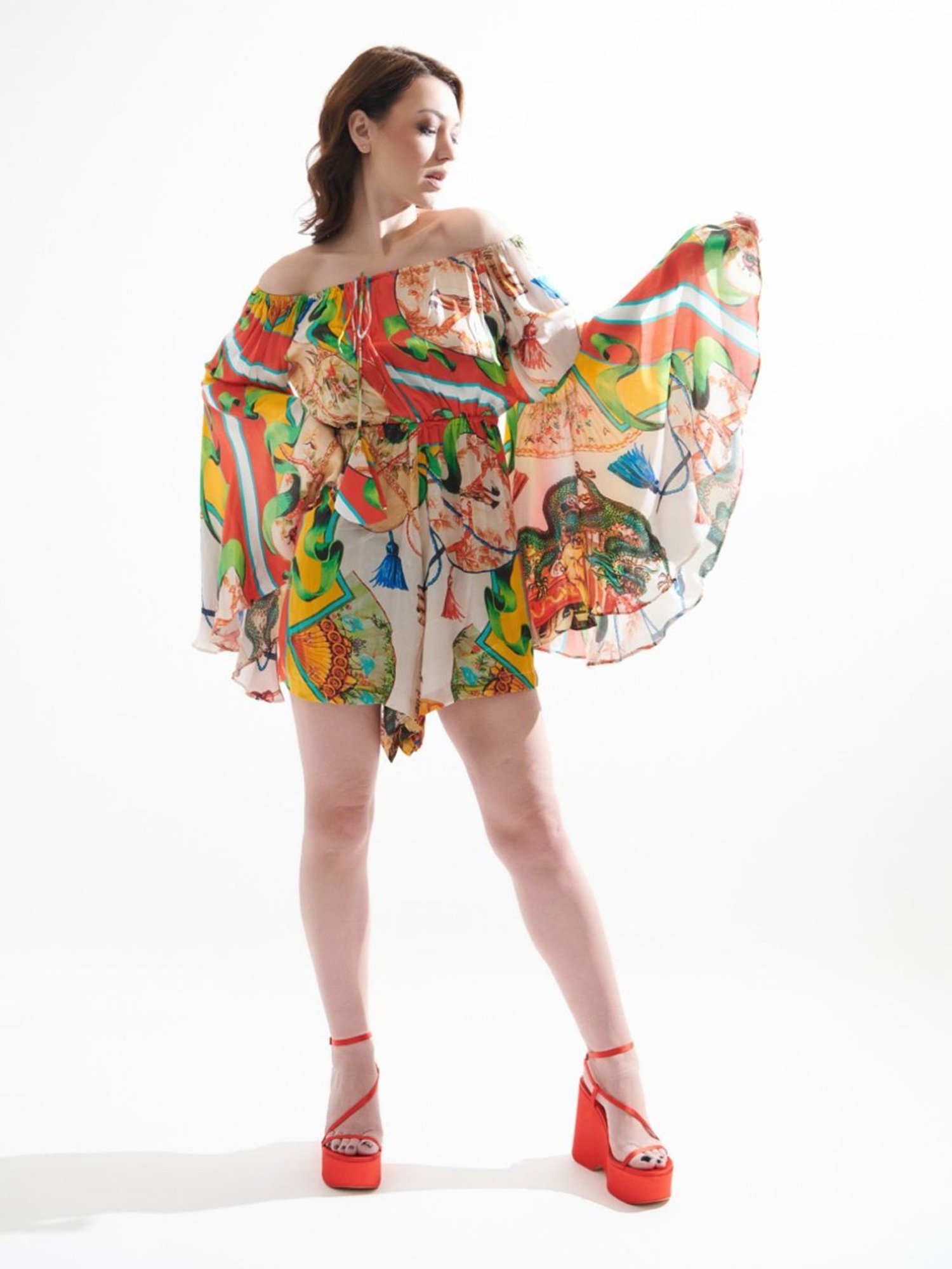 Cin Cin Multicolor Hodophilia Philip Playsuit