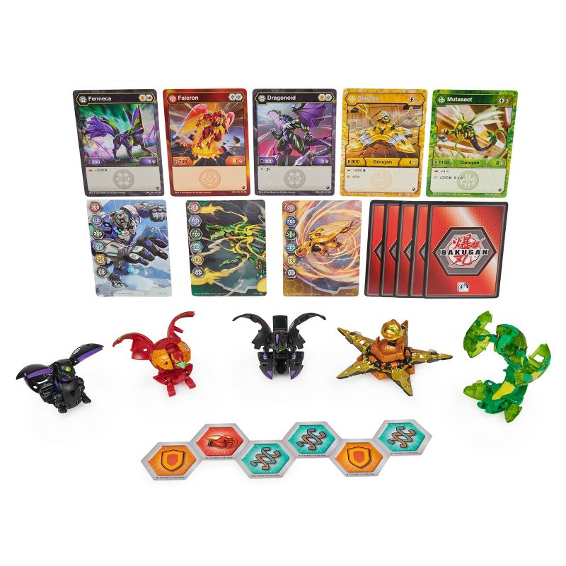Bakugan Geogan Brawler Pack - Exclusive Mutasect and Stardox Geogan and 3 Bakugan