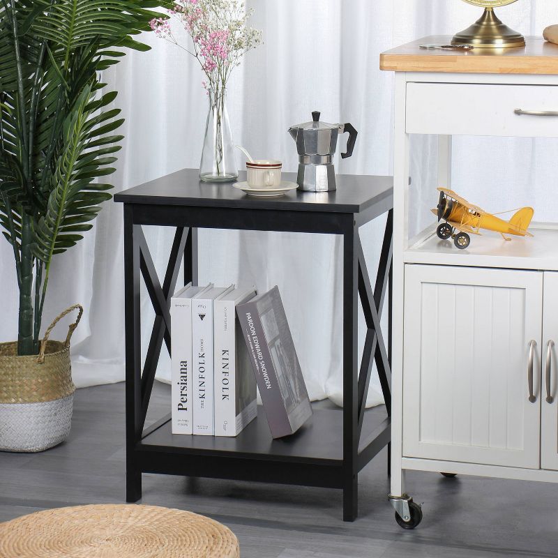 Univo End Table Black - Proman Products
