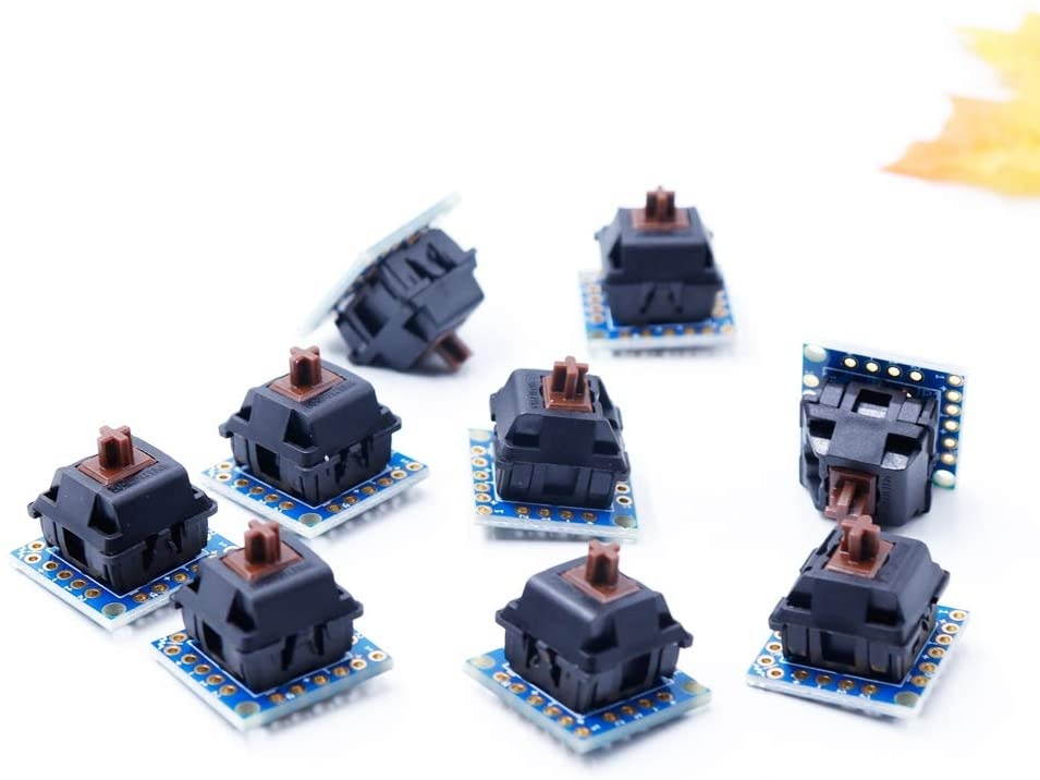 Treedix 9pcs Switch Breakout Prototype PCB Board Compatible with Cherry MX