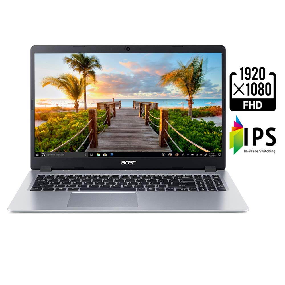 Acer Aspire 5 Slim Laptop, 15.6" Full HD IPS Display, AMD Ryzen 3 3200U, Vega 3 Graphics, 4GB DDR4, 128GB SSD, Backlit Keyboard, Windows 10 in S Mode, A515-43-R19L