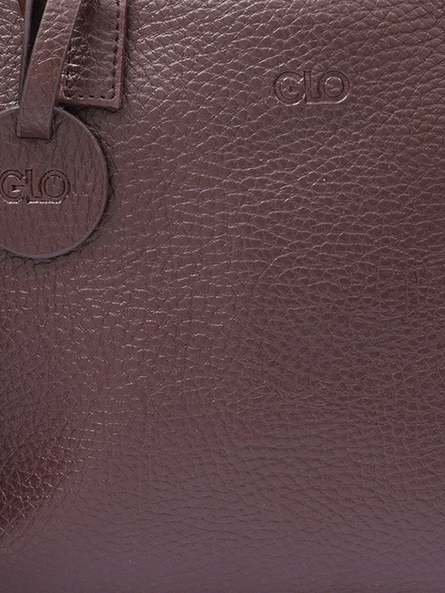 Glo By Globus Brown Textured Small Tote