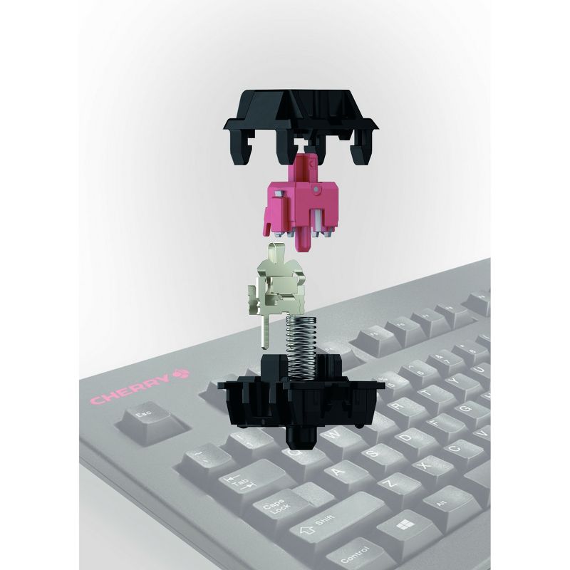 CHERRY MX BOARD SILENT Keyboard - Cable Connectivity - USB Interface - 104 Key - English (US), International - Compatible with Computer (Mac, PC)