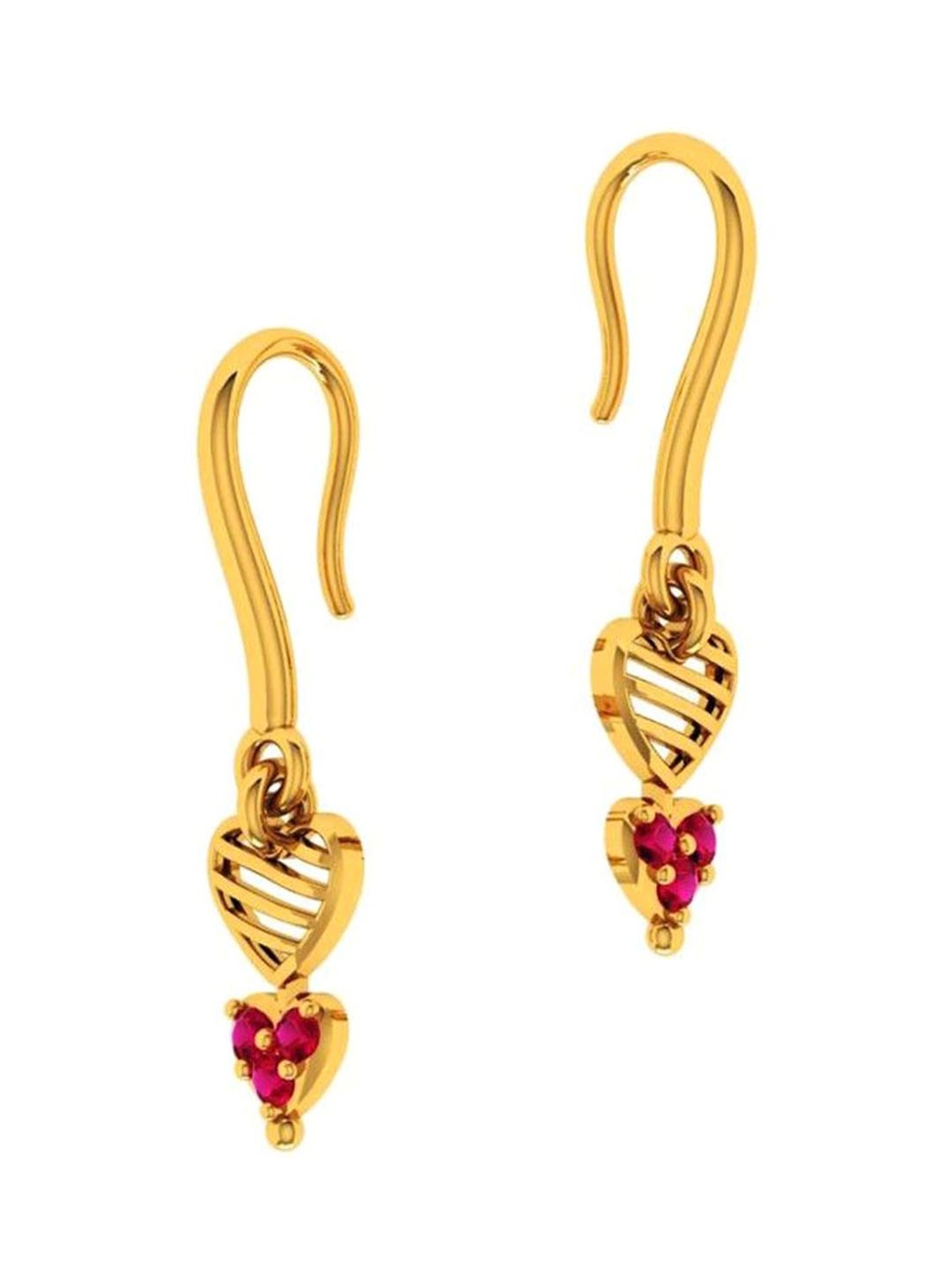 P.C. Chandra Jewellers 22k Gold Earrings for Women