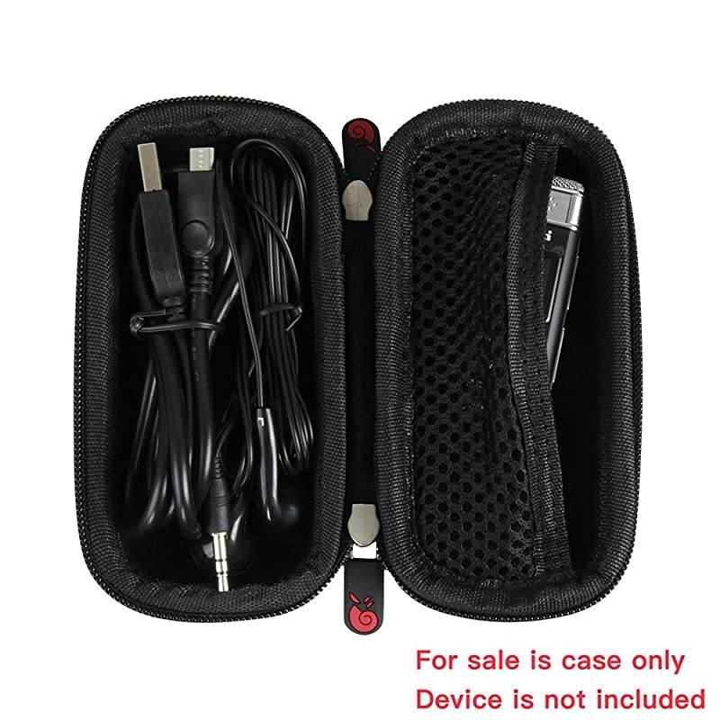 Hard EVA Travel Case for EVISTR 16GB Digital Voice Recorder Voice Activated Recorder
