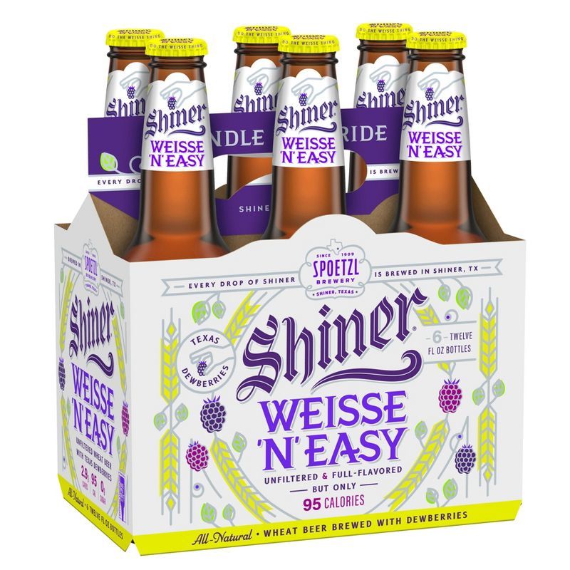 Shiner Weisse 'N' Easy Wheat Beer - 6pk/12 fl oz Bottles
