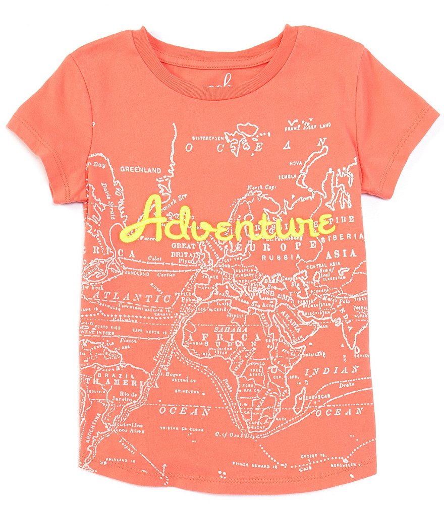 Peek Little/Big Girls 2T-12 Short-Sleeve Adventure is Waiting Tee