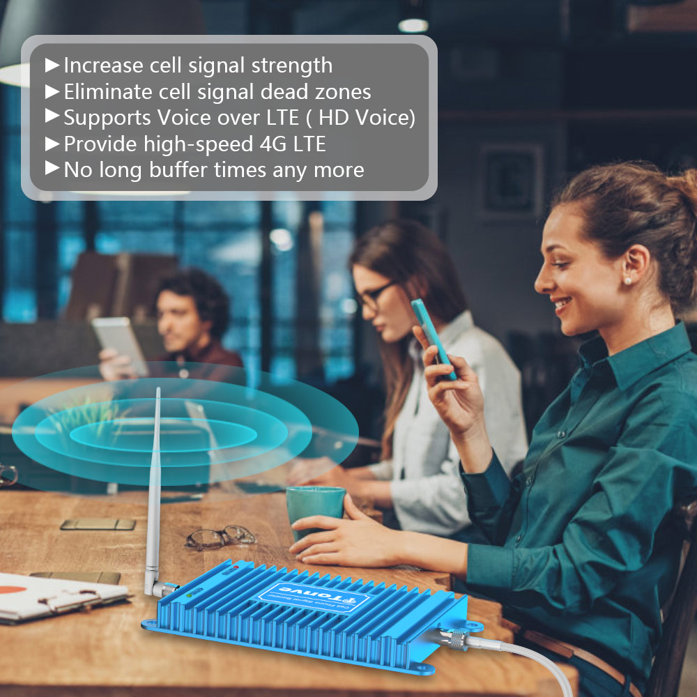 Cell Phone Signal Booster Verizon 4G LTE Cell Signal Booster Verizon Band13 700Mhz Verizon Cell Phone Booster Repeater Verizon Cell Phone Signal Amplifier Boost Voice+Data with Antennas Kit for Home